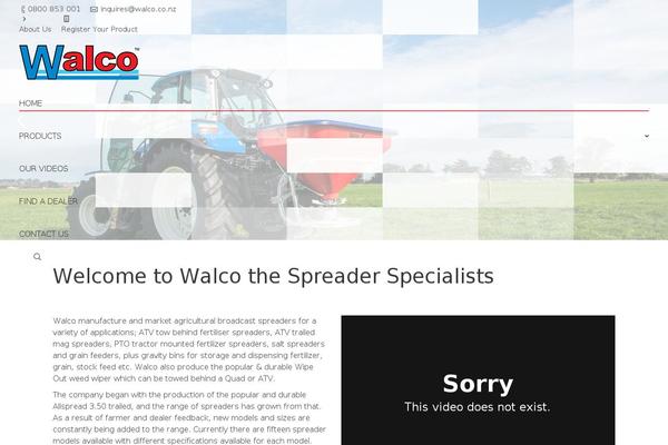 walco.co.nz site used Walco