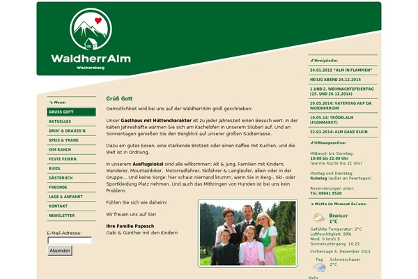 WordPress website example screenshot