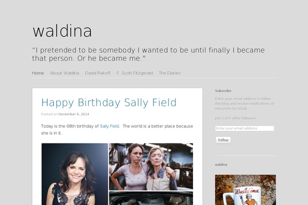 WordPress website example screenshot