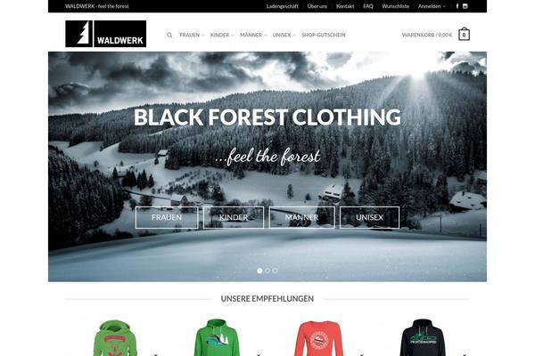 Flatsome theme site design template sample