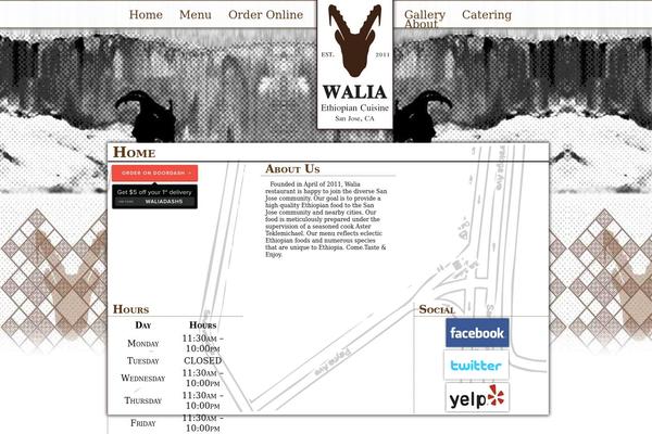 waliaethiopian.com site used Waliaethiopiancuisine