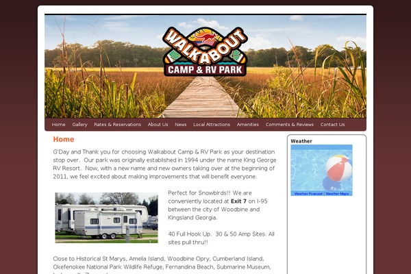 walkaboutcamp.com site used Istante