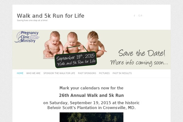 WordPress website example screenshot