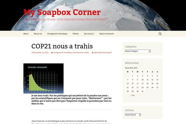 Twenty Thirteen theme site design template sample
