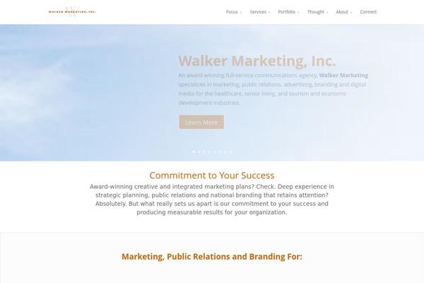 Divi theme site design template sample