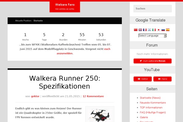 walkera-fans.de site used Chun-walkerafans