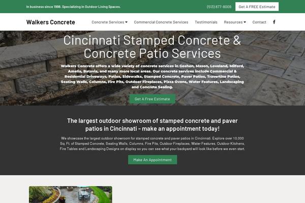 walkersconcrete.com site used Walkersconcrete