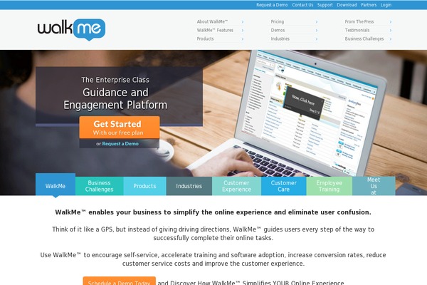 walkme.com site used Walkme-new