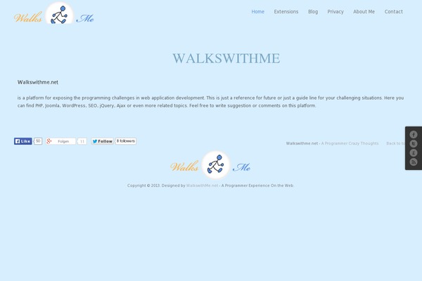 walkswithme.net site used Meet GavernWP