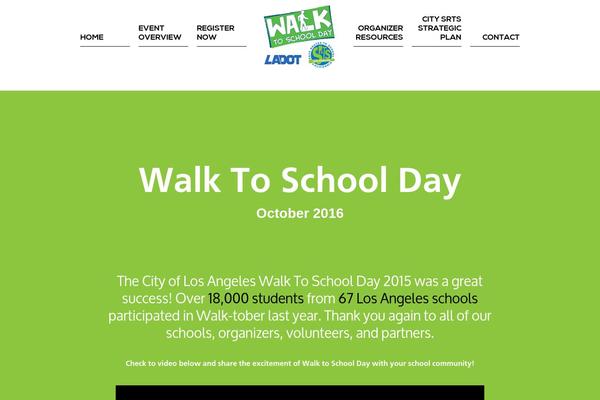 walktoschoolday-la.org site used Eleg