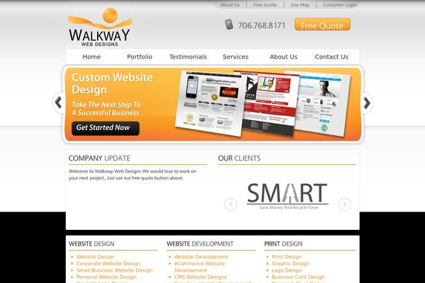 walkwaywebdesigns.com site used Walkway