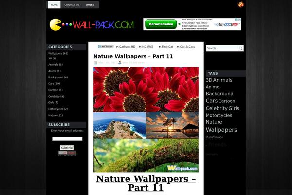 wall-pack.com site used Camino