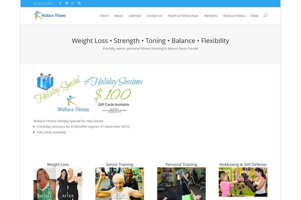 WordPress website example screenshot
