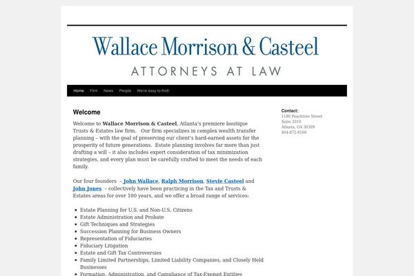 WordPress website example screenshot