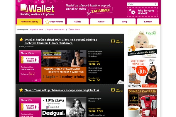 wallet.sk site used Wallet