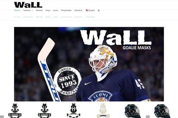 Wall theme site design template sample