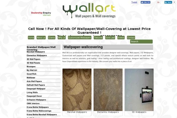wallpaper-wallcovering.com site used Wallarttheme