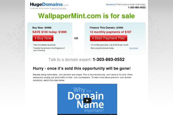 wallpapermint.com site used Wallpapermint