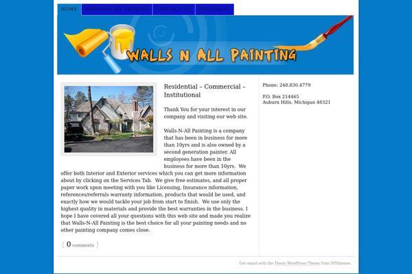 Thesis_182 theme site design template sample