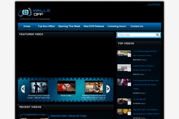 Moviepress theme site design template sample