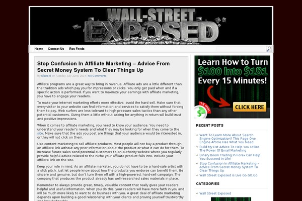 WordPress website example screenshot