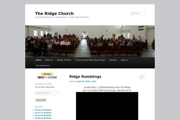 Site using WordPress Content Slide plugin