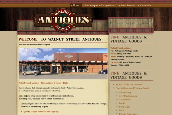 walnutstreetantiques.com site used Walnutstreetantiques