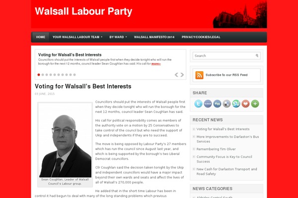 walsall-labour.org.uk site used Rolinex