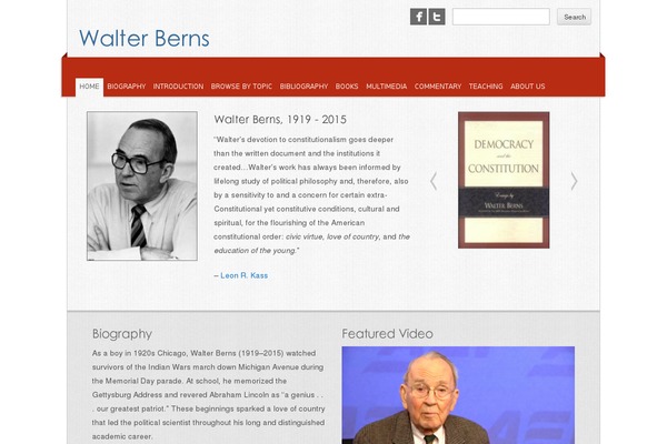 walterberns.org site used Thegreatthinkers