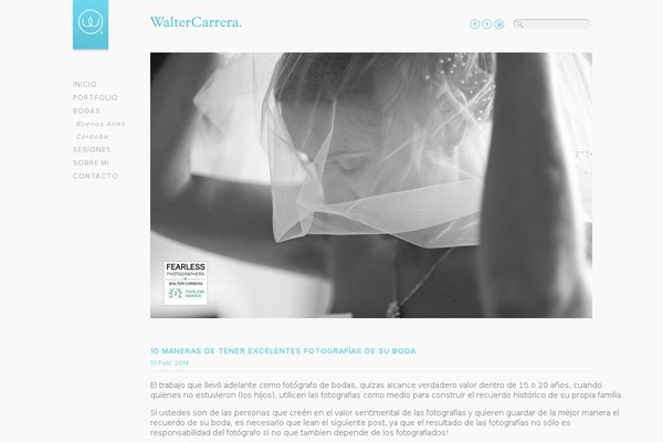 waltercarrerablog.com site used Carrera