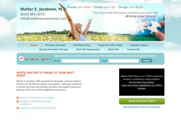 walterjacobsonmd.com site used Walter