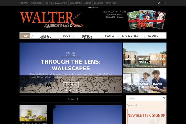 waltermagazine.com site used Santiago