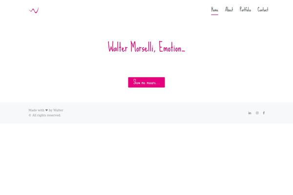 waltermorselli.com site used Centaurus