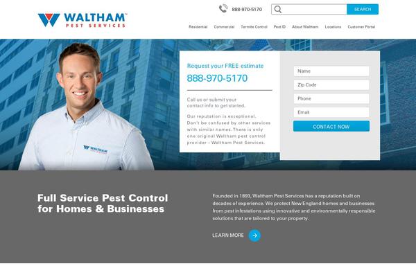 walthamservices.com site used Waltham2016