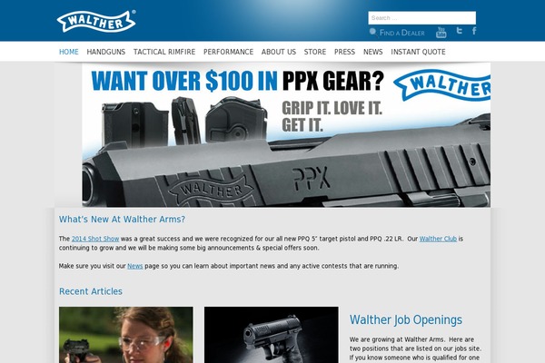 WordPress website example screenshot