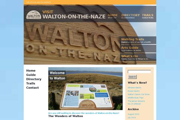 walton-on-the-naze.com site used Waltontheme