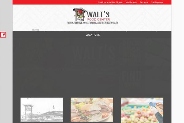 waltsfoods.com site used Divi child