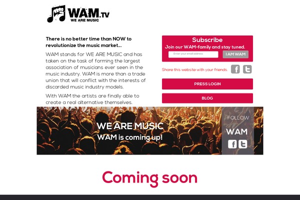 wam.tv site used Wam