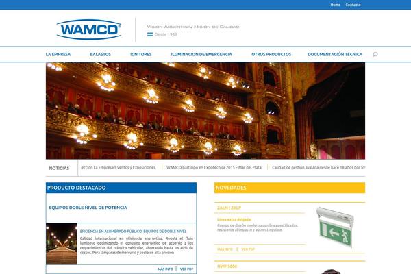 wamco.com.ar site used Divi-wamco