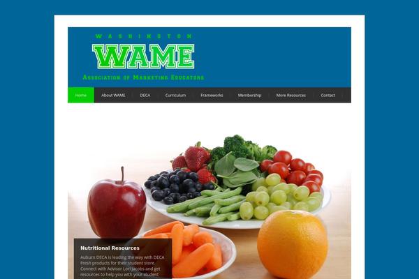 wame.biz site used Wame_theme