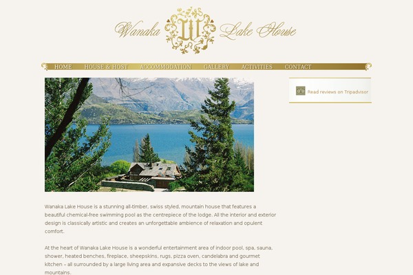 Lakehouse theme site design template sample