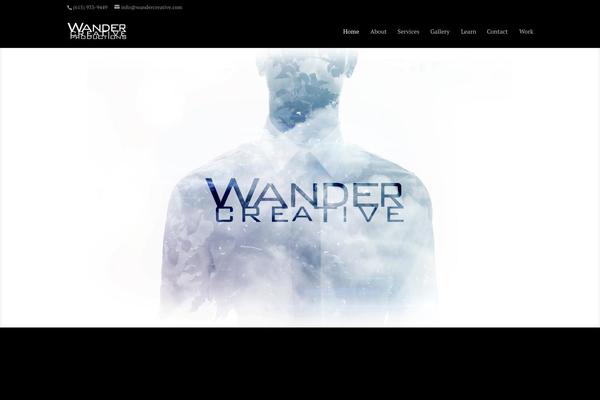 Divi theme site design template sample