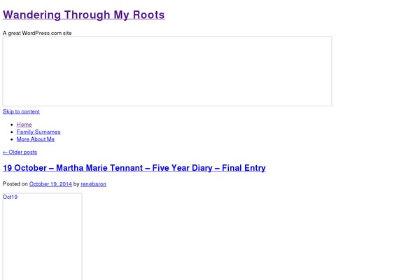WordPress website example screenshot