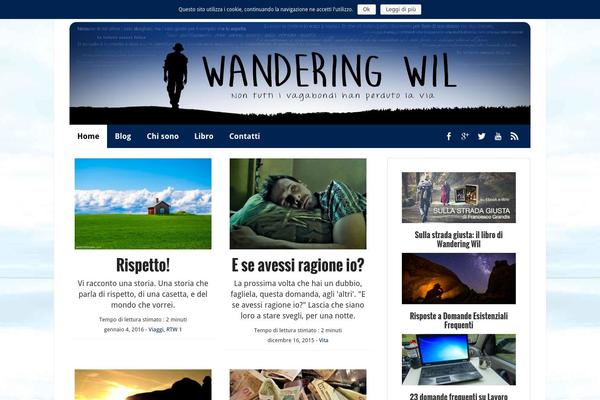 wanderingwil.com site used Wanderingwil