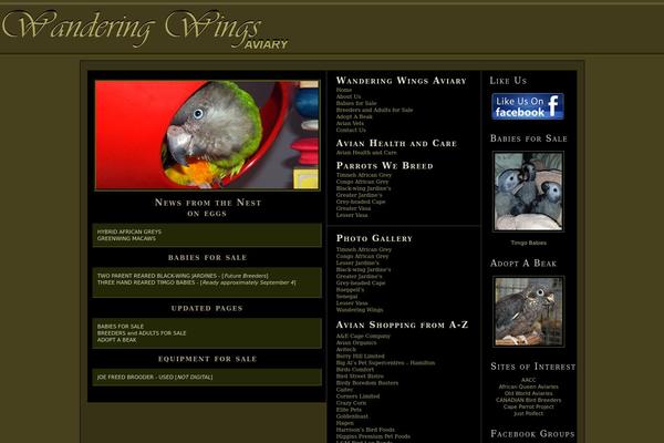 wanderingwings.net site used Daily Minefield