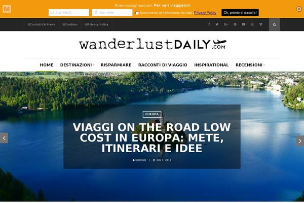 wanderlustdaily.com site used Travelista