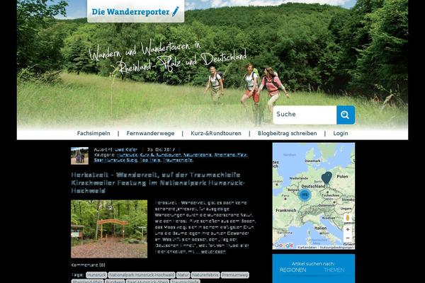 wanderreporter.de site used Wanderreporter2013-responsive