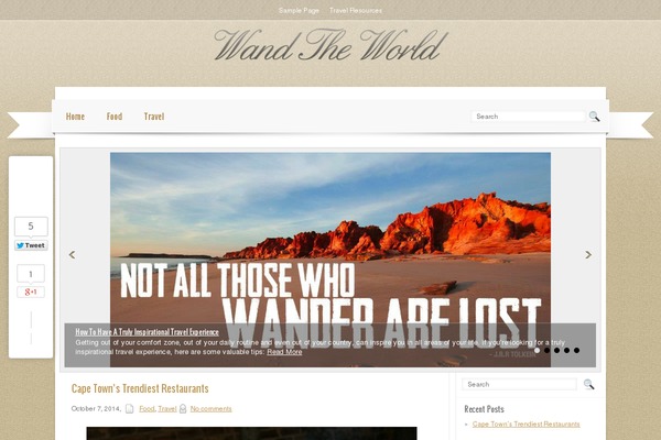 Roundtheworld theme site design template sample