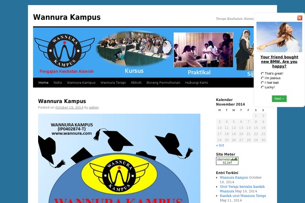WordPress website example screenshot