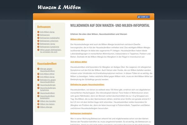 wanzen-und-milben.com site used Theme1041